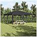 Tenda da festa antracite 4x4 m PE - Foto miniatura 2