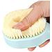 Spazzola Da Bagno Con Manico Lungo E Dispenser Di Sapone Liquido - Setole Morbide Per Esfoliare E Pulire Facilmente La Schiena Blue - Foto miniatura 6