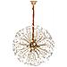 Lampadario Timane Vetro Ottone - Foto miniatura 3