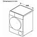 Serie 6 WQG243D6IT asciugatrice Libera installazione Caricamento frontale 9 kg Bianco - Foto miniatura 9