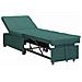 Divano letto Verde scuro 194 x 67 x 37 cm Tessuto - Foto miniatura 1