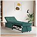 Divano letto Verde scuro 194 x 67 x 37 cm Tessuto - Foto miniatura 2