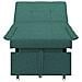 Divano letto Verde scuro 194 x 67 x 37 cm Tessuto - Foto miniatura 5