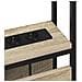 Testata contenitore rovere sonoma 80 cm Legno multistrato - Foto miniatura 7