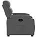 Poltrona reclinabile in tessuto grigio scuro - Foto miniatura 7