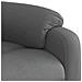 Poltrona reclinabile in tessuto grigio scuro - Foto miniatura 8