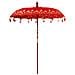 Parasol Balinese Rosso 180-190 cm Cotone, legno massello - Foto miniatura 4