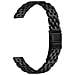 Elegante Cinturino In Acciaio Inossidabile A Cinque Perle Compatibile Con Garmin Lily 2 Black - Foto miniatura 1
