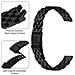 Elegante Cinturino In Acciaio Inossidabile A Cinque Perle Compatibile Con Garmin Lily 2 Black - Foto miniatura 5