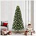 Albero di Natale artificiale con 300 LED Verde 210 cm PE e PVC - Foto miniatura 2