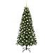 Albero di Natale artificiale con 300 LED Verde 210 cm PE e PVC - Foto miniatura 3