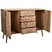 Credenza In Legno Marrone 120x40,5x81h - Foto miniatura 4