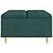 Pouf contenitore Verde Scuro 80 x 80 x 45 cm Tessuto - Foto miniatura 5