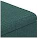 Pouf contenitore Verde Scuro 80 x 80 x 45 cm Tessuto - Foto miniatura 7
