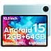 Tab A9 Android 15 Tablet 10 Pollici, Gemini AI, 12GB (3GB+9GB) RAM + 64GB ROM (TF 2TB), 6580mAh Batteria, 5G WiFi, 1280 * 800 IPS, 5MP+8MP, Unisoc T310 Quad Core /OTG /Face Unlock - Foto miniatura 1