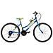 Bici Da Donna Mountain Bike 26 Mtb Lincy Bicicletta Ly26 Con Cambio 18v - 40 Azzurro Verde - Foto miniatura 1