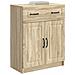 Credenza Rovere Sonoma 66 x 34,5 x 87 cm Legno ingegnerizzato - Foto miniatura 2