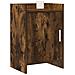 Comodini 2 pcs Rovere Fumo 40 x 30 x 60 cm Legno ingegnerizzato - Foto miniatura 2