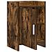 Comodini 2 pcs Rovere Fumo 40 x 30 x 60 cm Legno ingegnerizzato - Foto miniatura 3