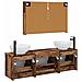 Set di Armadi da Bagno 4 pcs Legno antico 103,5 x 15,5 x 70 cm - Foto miniatura 8