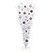 Albero di Natale artificiale Bianco 120 cm PVC e Acciaio - Foto miniatura 4