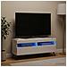 Mobile TV LED Bianco Lucido Legno ingegnerizzato - Foto miniatura 4