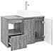 Set di mobili per il bagno 2 pz Sonoma grigio - Foto miniatura 9