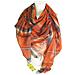 Sciarpa Scozzese Unisex 39502 Arancio - Foto miniatura 1