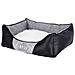 Cuccia Per Cani Chiara 42x32 Cm Grigio E Nero 80360 - Foto miniatura 1