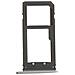 Slot Adattatore Scheda Nano Sim & Scheda Micro-sd Per Samsung Galaxy S7 - Grigio - Foto miniatura 1