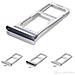 Slot Adattatore Scheda Nano Sim & Scheda Micro-sd Per Samsung Galaxy S7 - Grigio - Foto miniatura 7