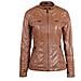 cappotto Da Moto Corto con cappuccio Marrone Xl - Foto miniatura 2