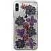Cover Iphone X 5.8'' Pc + Tpu Glam Hippie Chic Con Fiori Purple - Foto miniatura 2