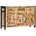 Credenza 120x35x76 Cm In Legno Massello Di Mango - Foto miniatura 1