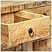 Credenza 120x35x76 Cm In Legno Massello Di Mango - Foto miniatura 3