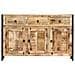 Credenza 120x35x76 Cm In Legno Massello Di Mango - Foto miniatura 4