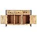 Credenza 120x35x76 Cm In Legno Massello Di Mango - Foto miniatura 6