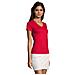 T-shirt Donna Imperiale Con Scollo A V Taglia Xl Rossa - Foto miniatura 3