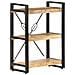 Libreria A 3 Ripiani 60x30x80 Cm In Legno Massello Di Mango - Foto miniatura 1