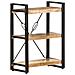 Libreria A 3 Ripiani 60x30x80 Cm In Legno Massello Di Mango - Foto miniatura 6