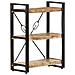 Libreria A 3 Ripiani 60x30x80 Cm In Legno Massello Di Mango - Foto miniatura 8