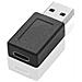 ADATTATORE USB 3.0-TYPE C- M / F BK - Foto miniatura 1