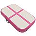 Tappetino Ginnastica Gonfiabile con Pompa 60x100x15 cm PVC Rosa - Foto miniatura 2