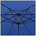 Ombrellone da Esterni con LED e Palo in Metallo 400 cm Azzurro - Foto miniatura 2