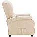 Poltrona Reclinabile Crema in Tessuto - Foto miniatura 2