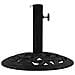 Base Per Ombrellone Nera 40x40x32 Cm In Ghisa - Foto miniatura 2