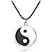 Collana Con Ciondolo Yin Yang Nero/bianco - Foto miniatura 1