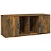 Mobile Tv Rovere Fumo 100x35x40 Cm In Legno Multistrato - Foto miniatura 2