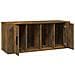 Mobile Tv Rovere Fumo 100x35x40 Cm In Legno Multistrato - Foto miniatura 7