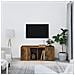 Mobile Tv Rovere Fumo 100x35x40 Cm In Legno Multistrato - Foto miniatura 1